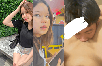 ဒီစော်လေးကို ဘာဂျာပေးတာ နာလို့တဲ့ခေါင်းကိုတွန်းထုတ်တယ်