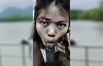 မှုတ်ခိုင်းပြီး ပါးစပ်ထဲမှာပြီးလိုက်တာ